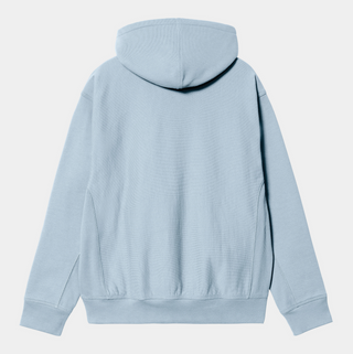 AMERICAN SCRIPT HOODIE FROSTED BLUE