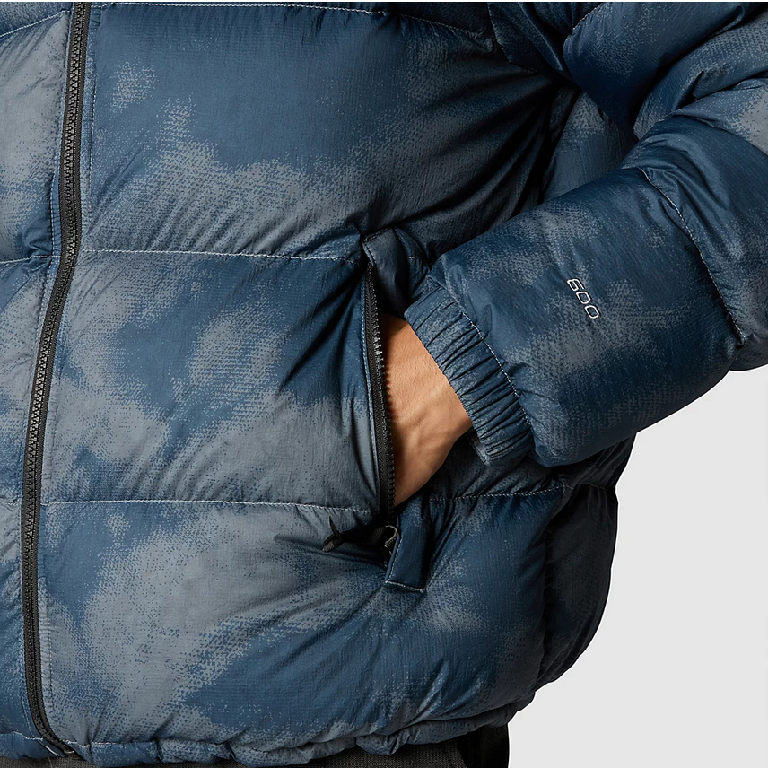 1992 CRINKLE REVERSIBLE NUPTSE JACKET BLUE DUSK