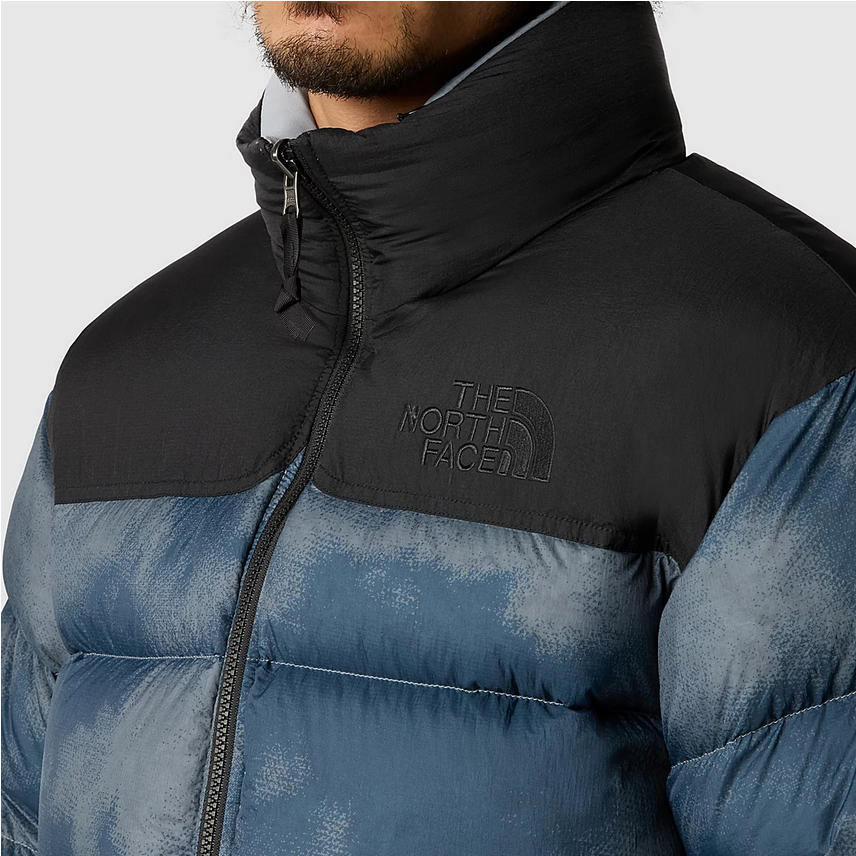 1992 CRINKLE REVERSIBLE NUPTSE JACKET BLUE DUSK