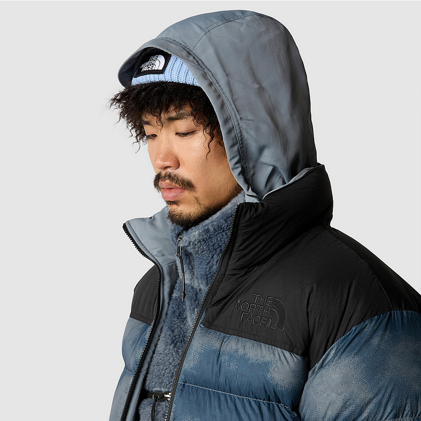 1992 CRINKLE REVERSIBLE NUPTSE JACKET BLUE DUSK