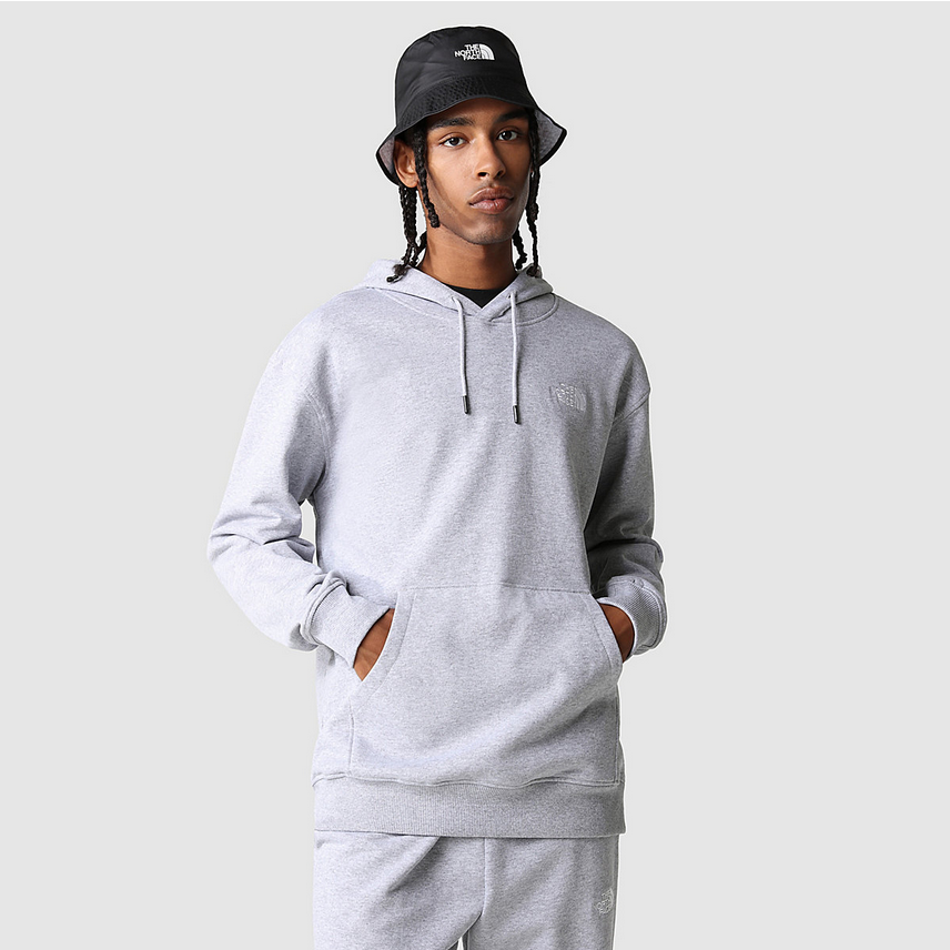 ESSENTIALS HOODIE LIGHT GREY HEATHER