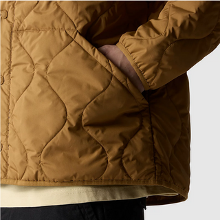 AMPATO QUILTED JACKET UTILITY BROWN