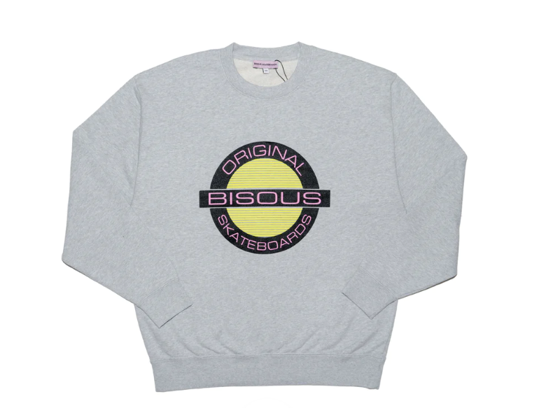 CIRCLE CREWNECK ASH GREY