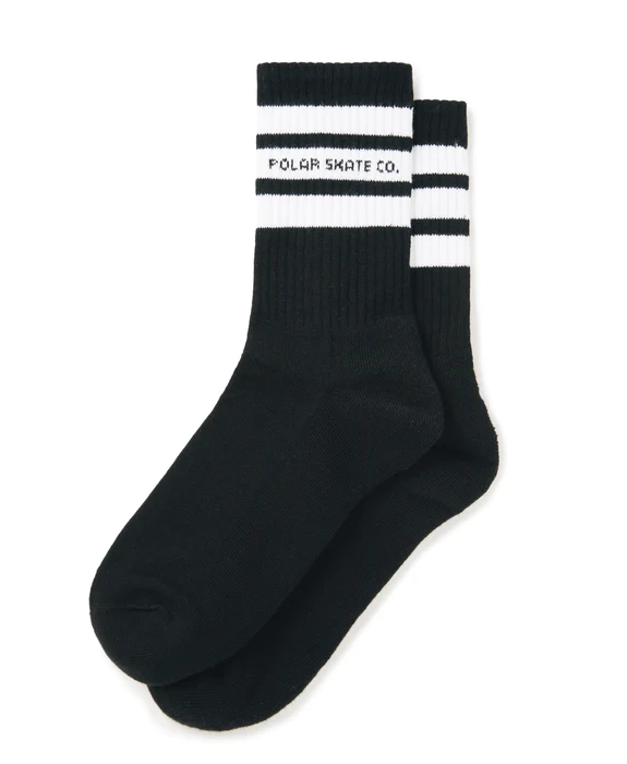 FAT STRIPERIB SOCKS BLACK