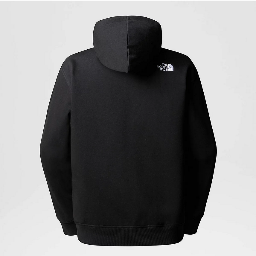 ESSENTIAL FULL ZIP HOODIE BLACK