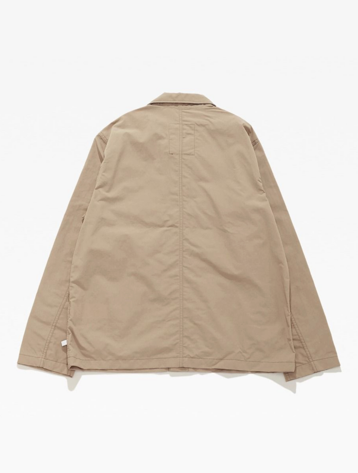 TEXTURED NYLON WORK JACKET BROWN