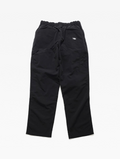 TEXTURED NYLON WORK PANTS BLACK