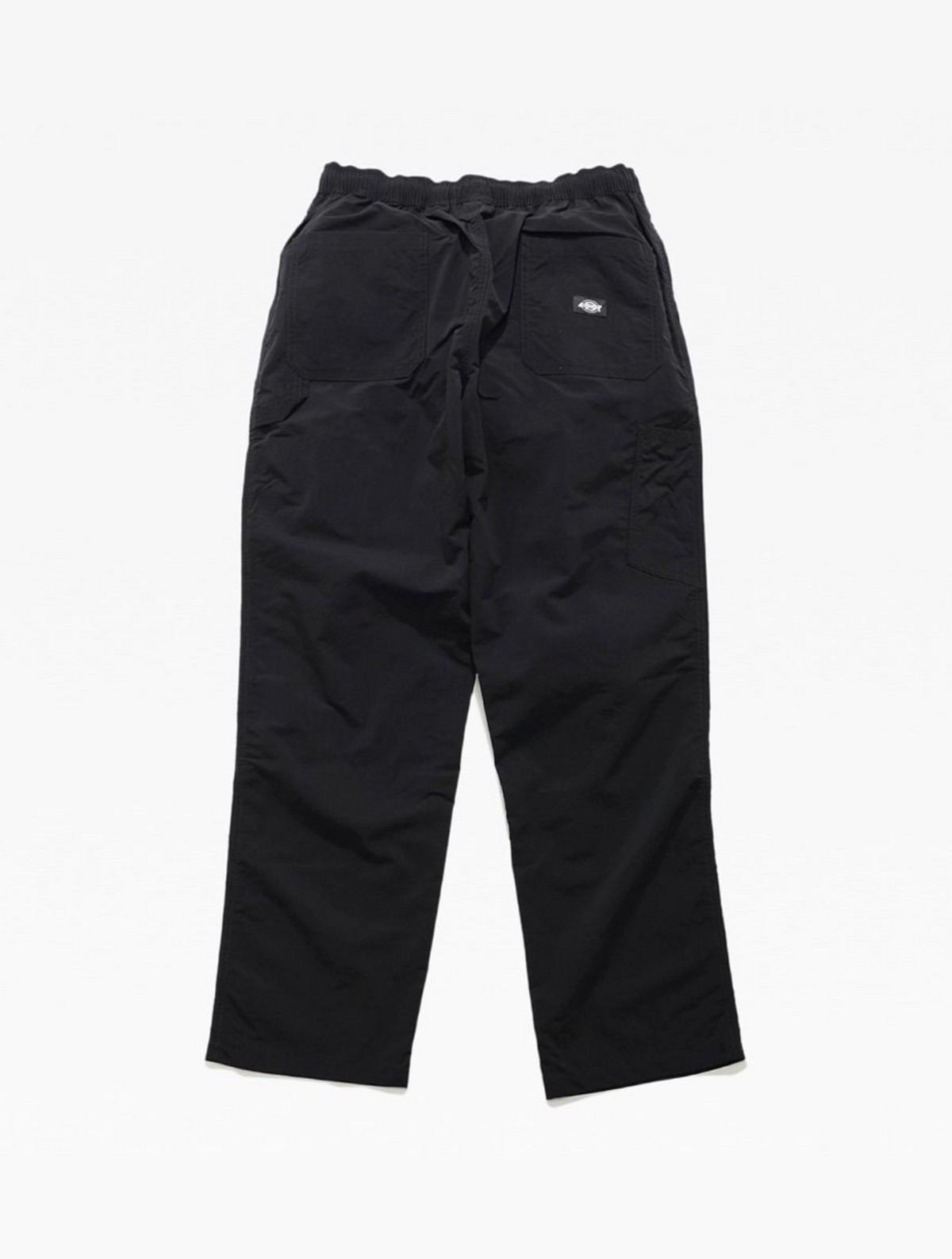 TEXTURED NYLON WORK PANTS BLACK