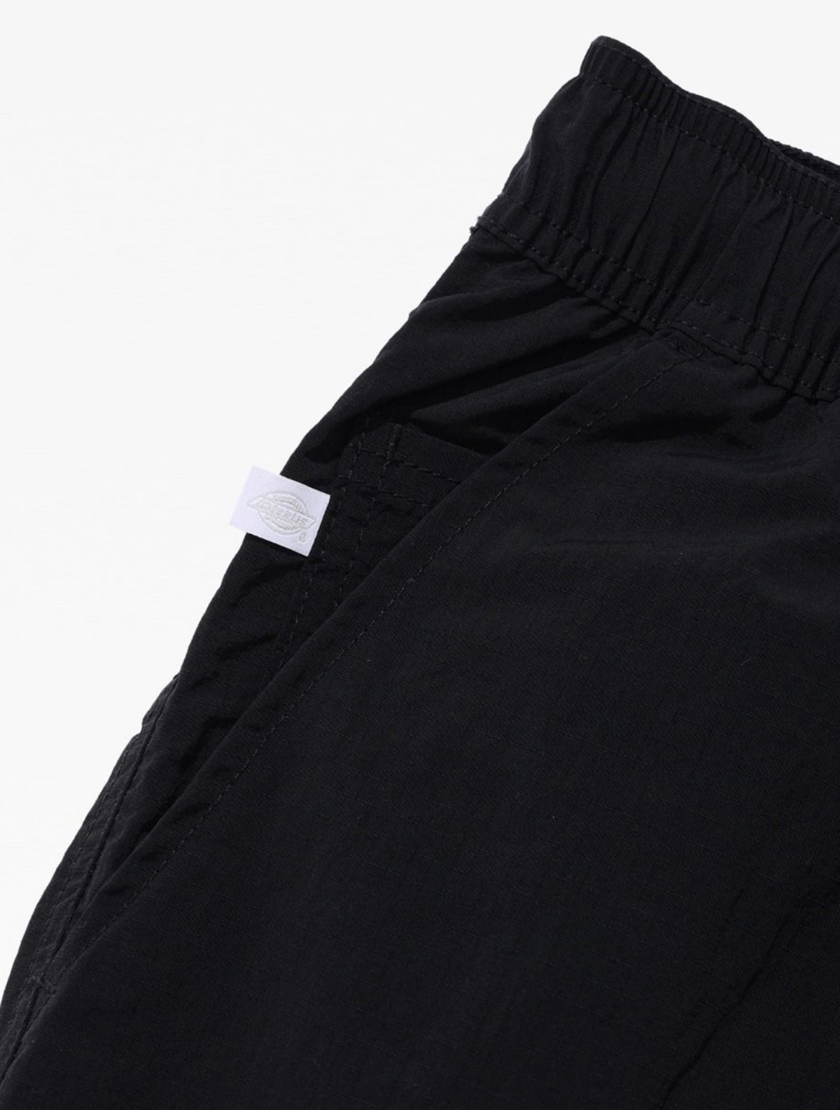 TEXTURED NYLON WORK PANTS BLACK