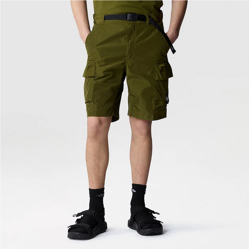M' NSE CARGO POCKET SHORTS FOREST OLIVE