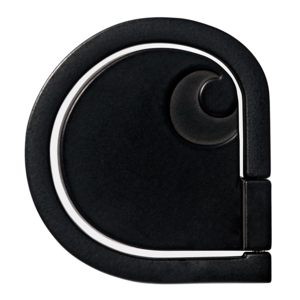 C LOGO PHONE RING BLACK