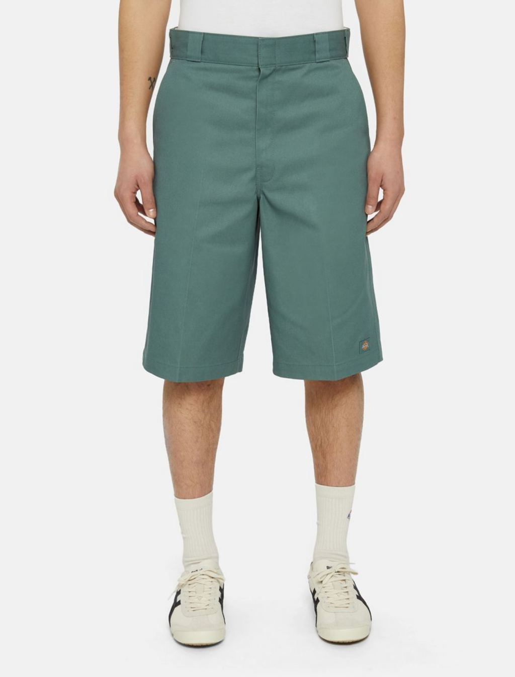 13 INCH MULTI POCKET WORK SHORTS FOREST