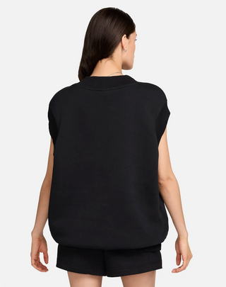 W PHOENIX OVERSIZED VEST BLACK