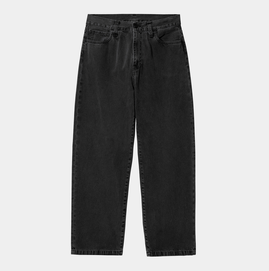 LANDON PANT BLACK HEAVY STONE WASH
