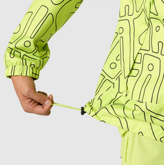 MOUNTAIN Q PRINTED JACKET FIZZ LIME