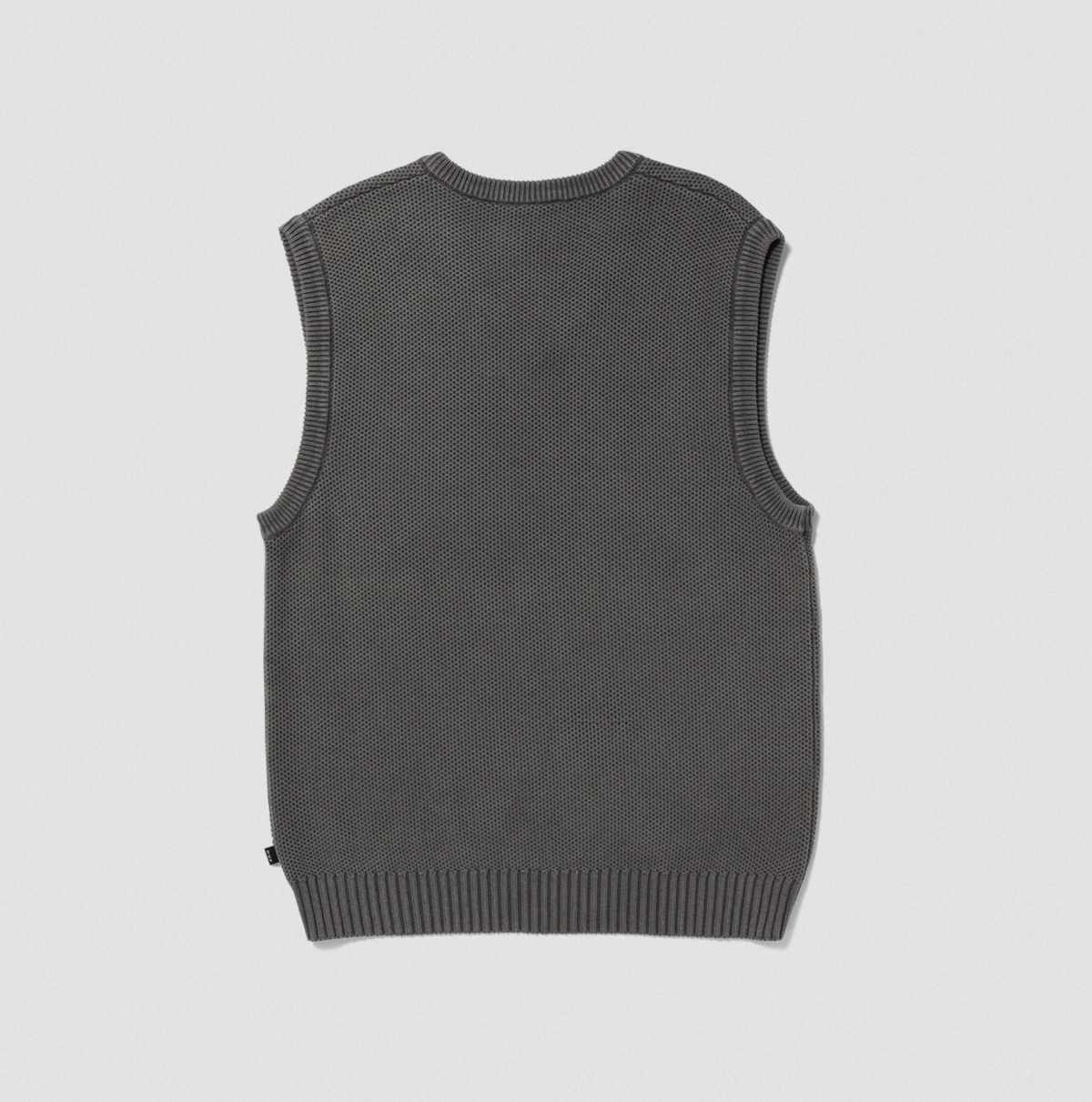 ANTON SWEATER VEST WASHED BLACK