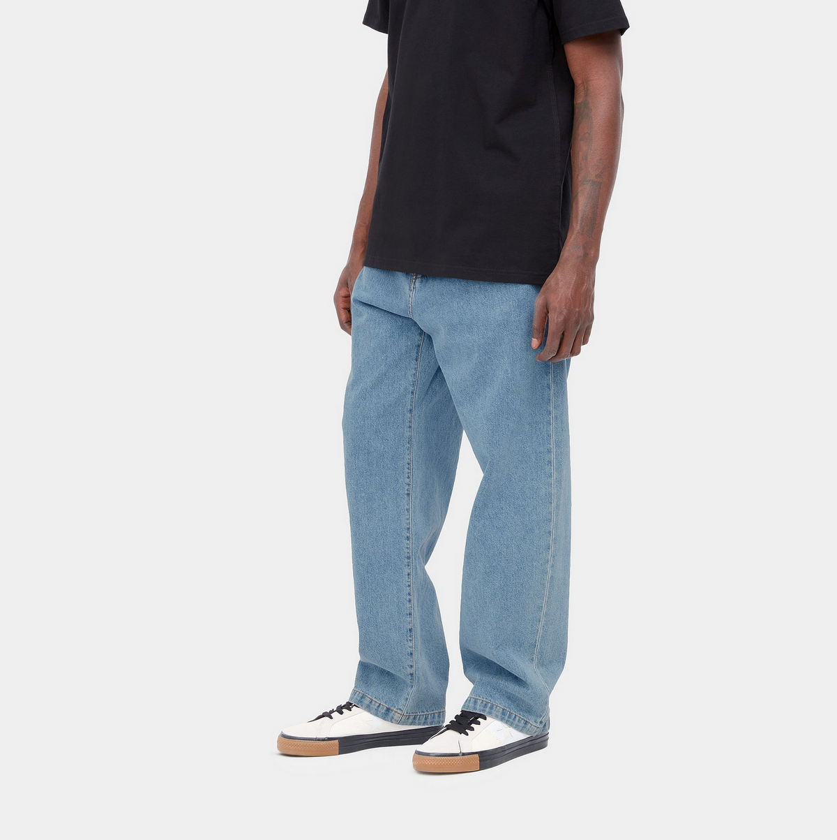 LANDON PANT BLUE HEAVY STONE WASH