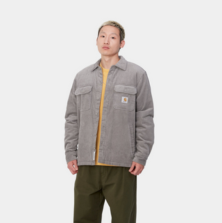 WHITSOME SHIRT JACKET MISTY GREY