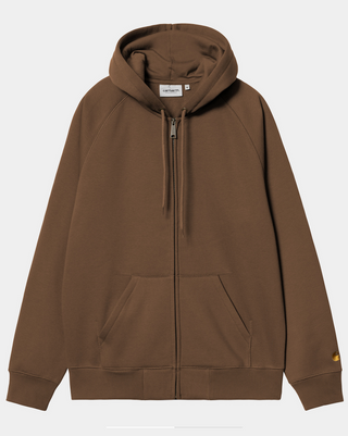 HOODED CHASE JACKET CHOCOLATE