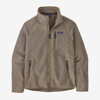 MEN'S RETRO PILE JACKET SEABIRD GREY