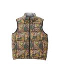 DOWN PUFFER VEST LEAF CAMO