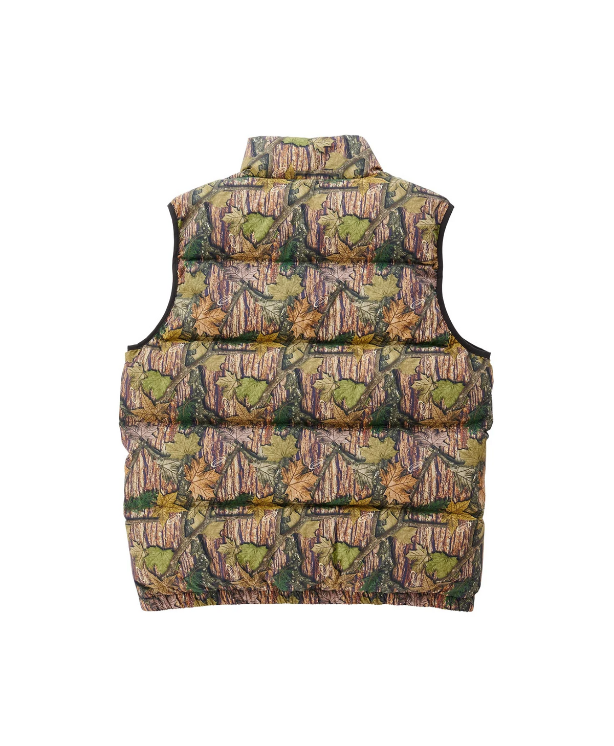 DOWN PUFFER VEST LEAF CAMO