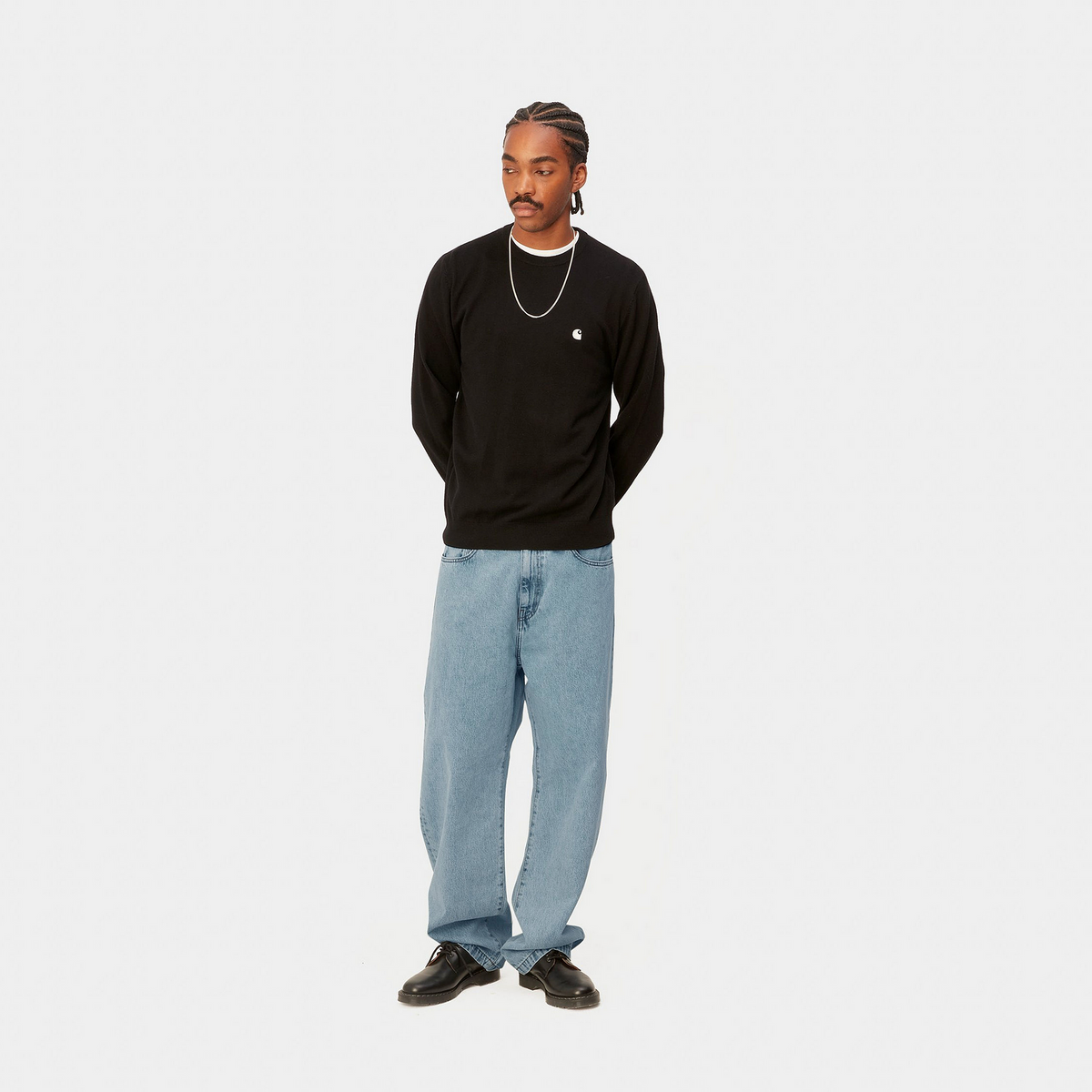 LANDON PANT BLUE BLEACHED