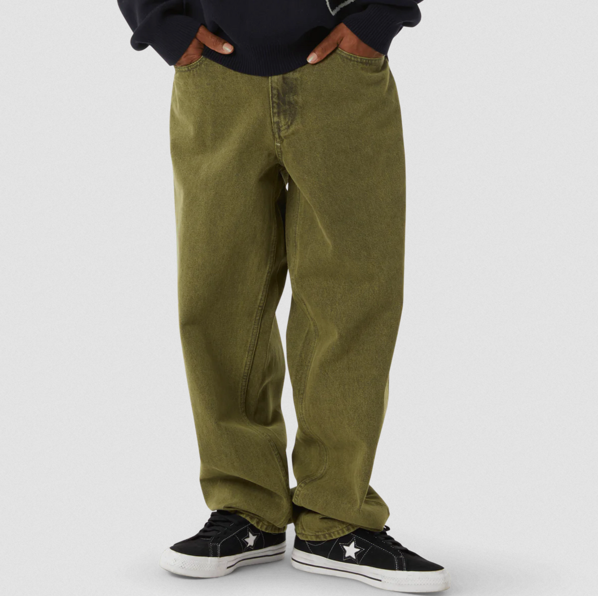 CROMER WASHED PANT DRIED HERB