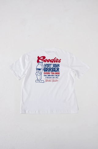 BARBER TEE WHITE