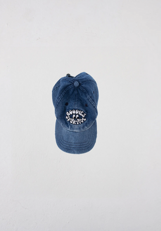 EYES DENIM CAP BLUE