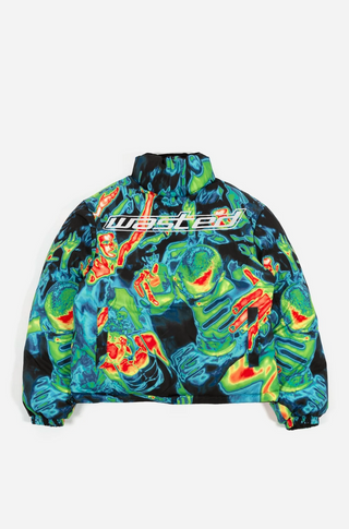 FUSION PUFFER JACKET BLACK/MULTI