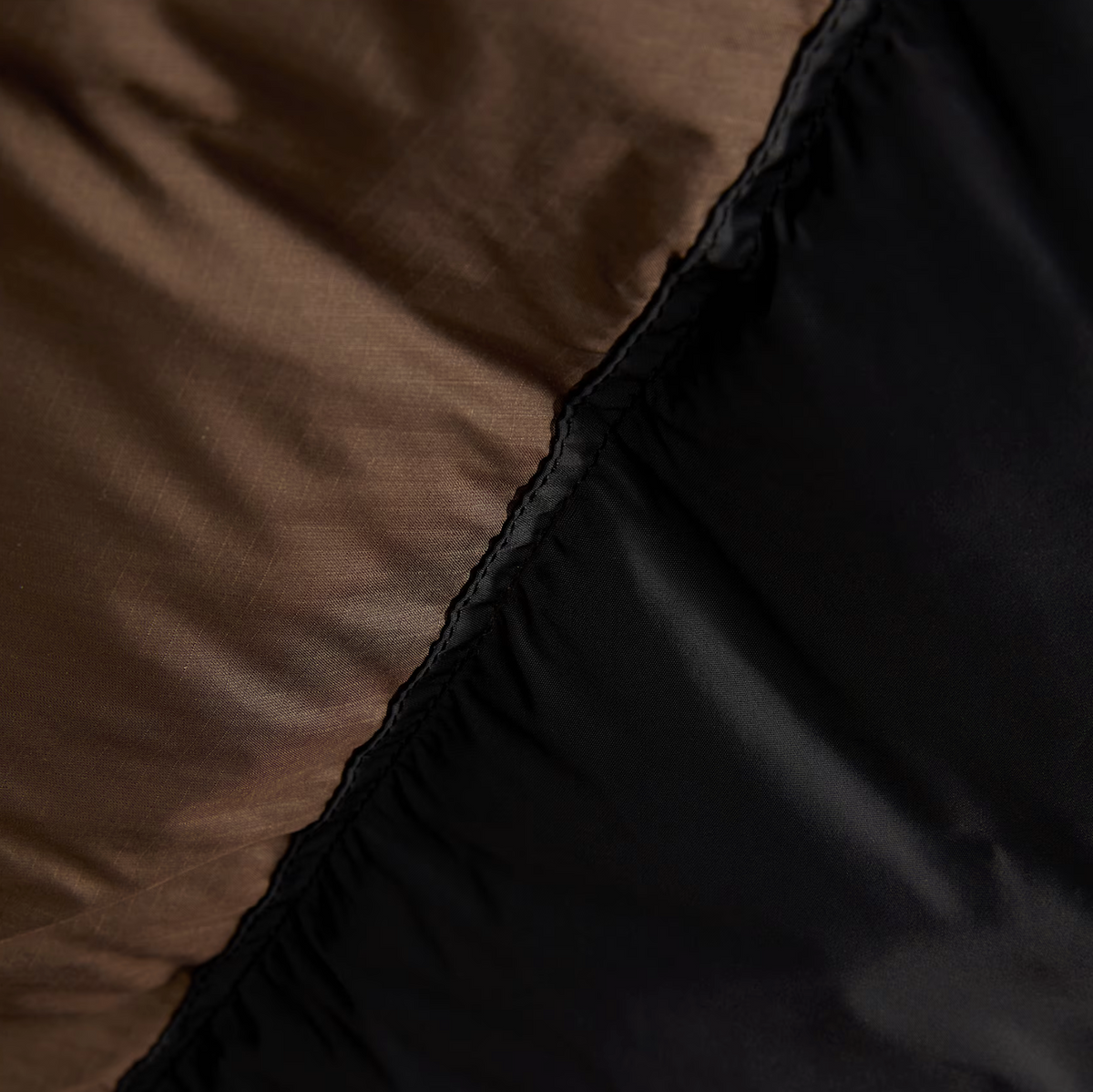 1996 RETRO NUPTSE JACKET SMOKEY BROWN