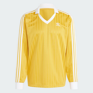 ADICOLOR PIQUE FOOTBALL LS PRELOVED YELLOW