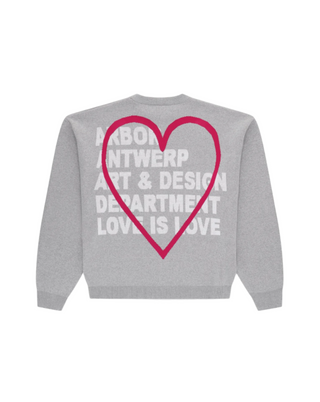 PINK LOVE KNIT GREY