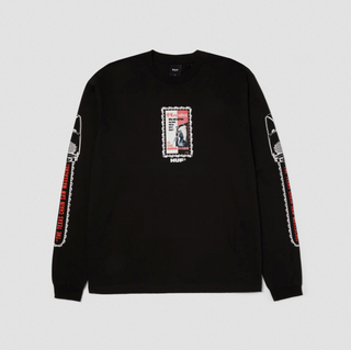 HUF X THE TEXAS CHAINSAW MASSACRE DUAL CHAIN L/S BLACK