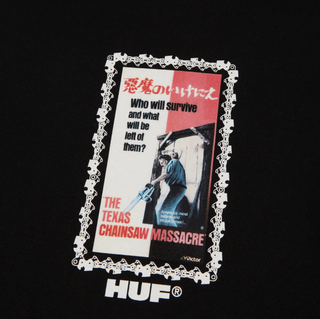 HUF X THE TEXAS CHAINSAW MASSACRE DUAL CHAIN L/S BLACK