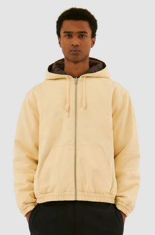 REVERSIBLE HOODED JACKET CREAM