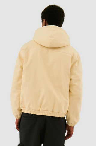 REVERSIBLE HOODED JACKET CREAM