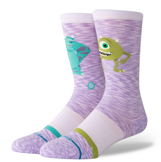 SCARE FLOOR CREW SOCK LAVENDER