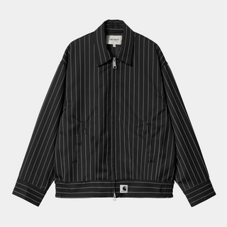 W' SEATON JACKET STRIPE BLACK