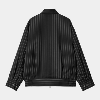 W' SEATON JACKET STRIPE BLACK