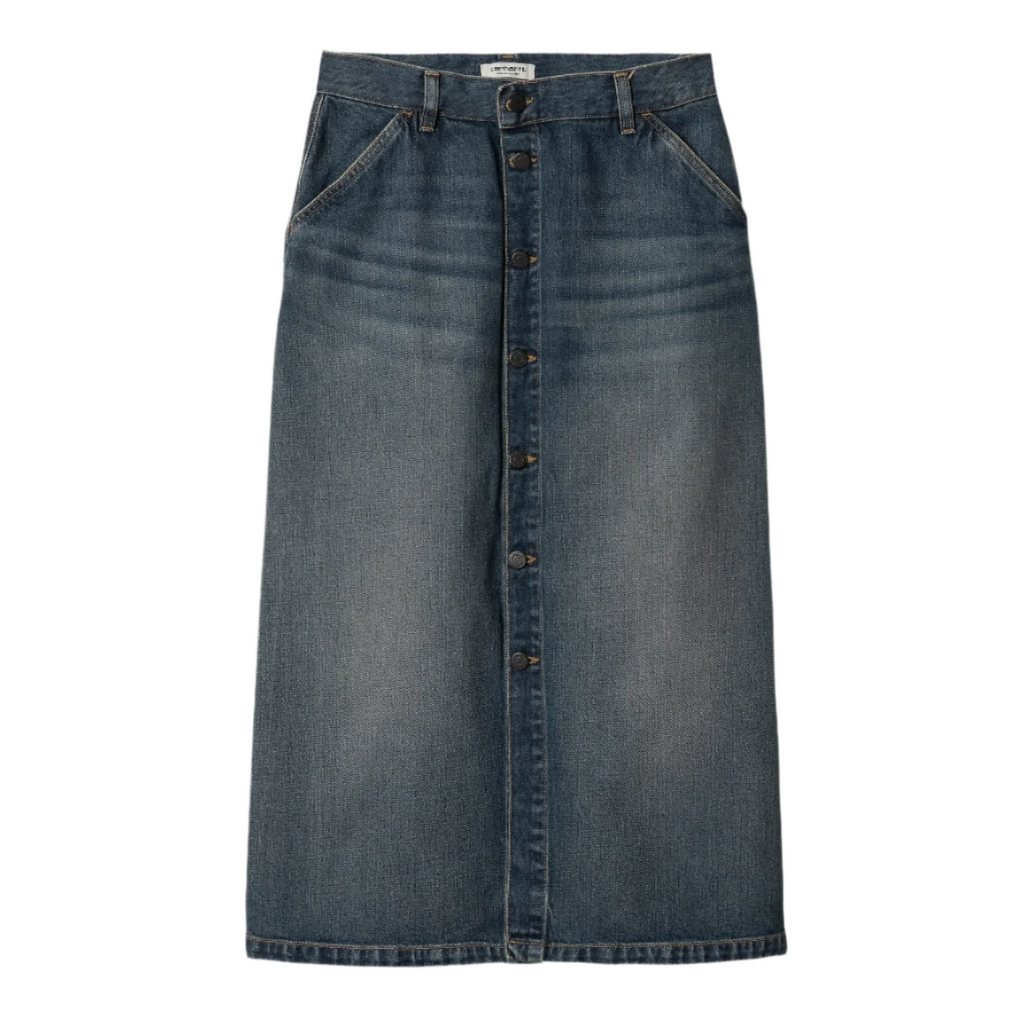 W' MARVIN SKIRT BLUE WORN USED WASH