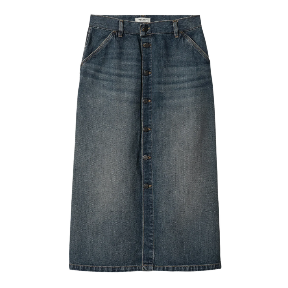 W' MARVIN SKIRT BLUE WORN USED WASH