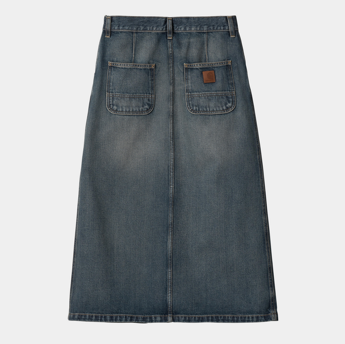 W' MARVIN SKIRT BLUE WORN USED WASH