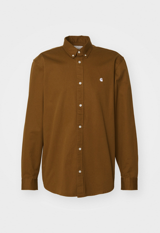 L/S MADISON SHIRT DEEP BROWN