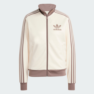 BECKENBAUER TRACK TOP WONDER WHITE/TRACE BROWN