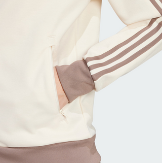 BECKENBAUER TRACK TOP WONDER WHITE/TRACE BROWN