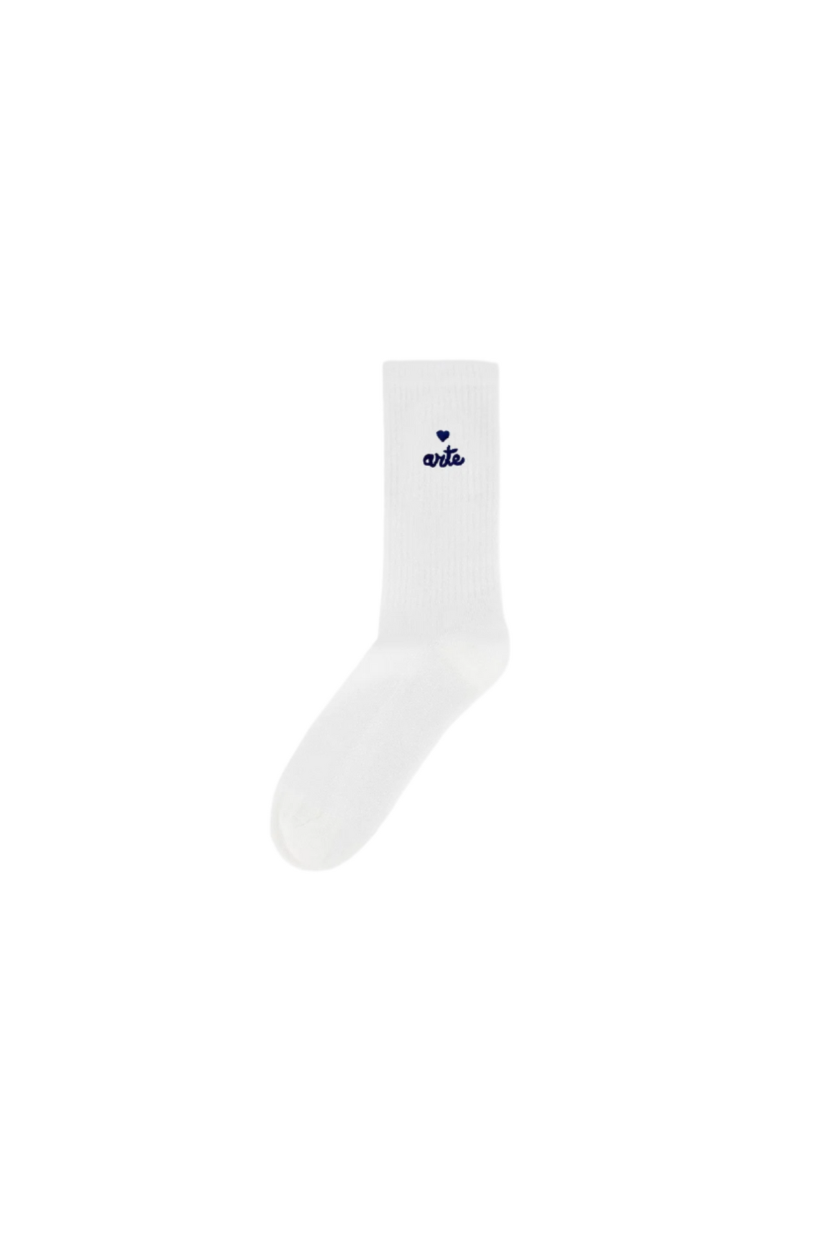 HEART LOGO SOCKS WHITE