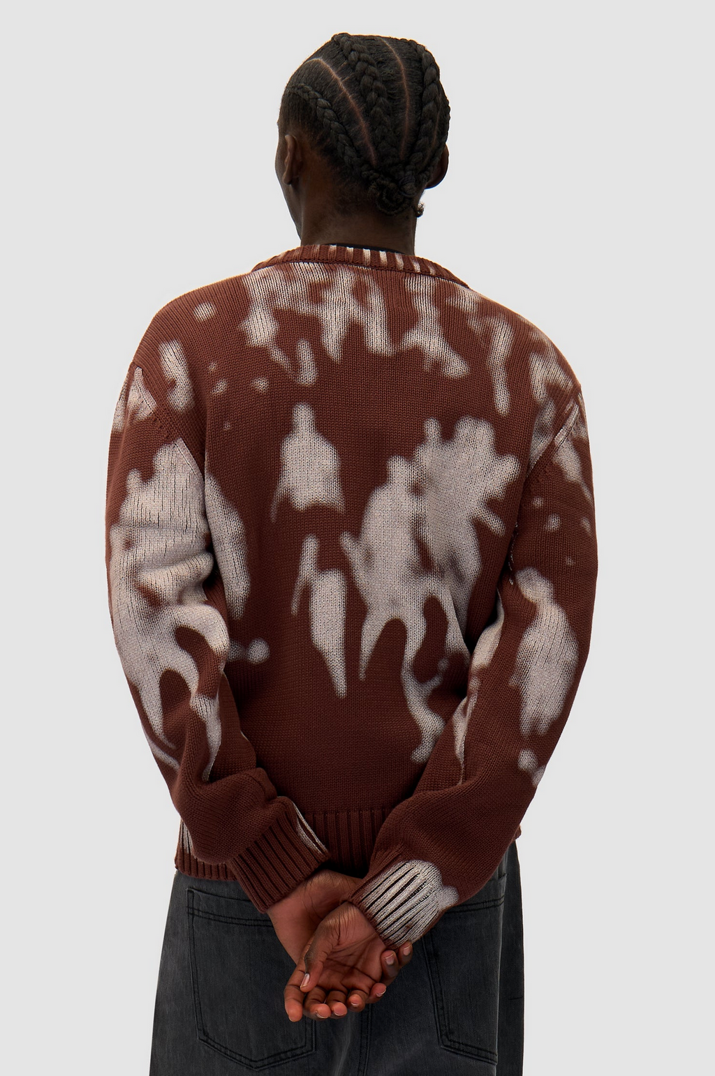 PEOPLE KNIT SWEATER BROWN