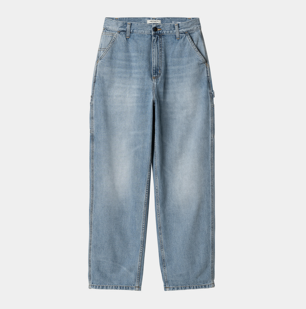 W'BRANDON SINGLE KNEE PANT BLUE BURST WASHED
